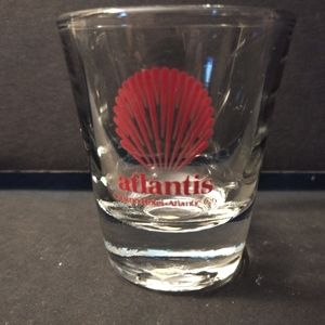 Shot glass Atlantic City Atlantis casino hotel.